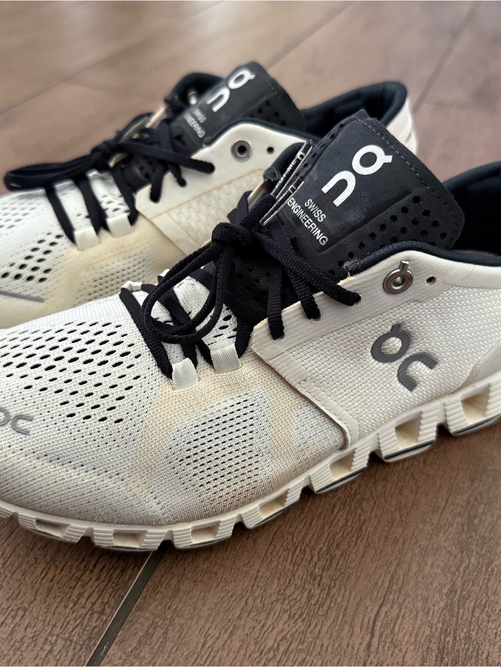 On Cloud X Athletic Running Shoes White Black 40-99702 Wmn’s Sz 7